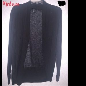Black cardigan